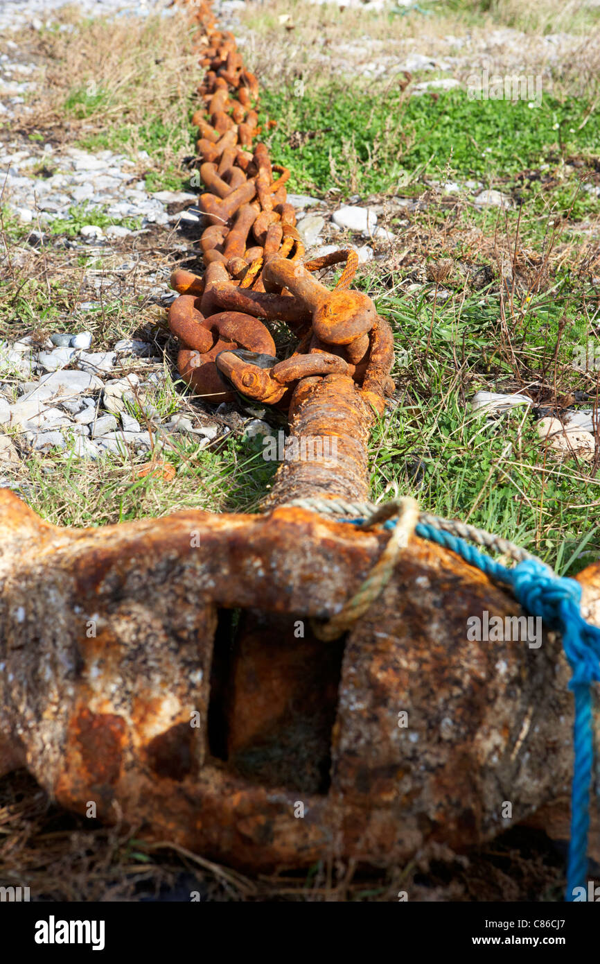 Ships Rusty Anchor High Resolution Stock Photography and Images - Alamy