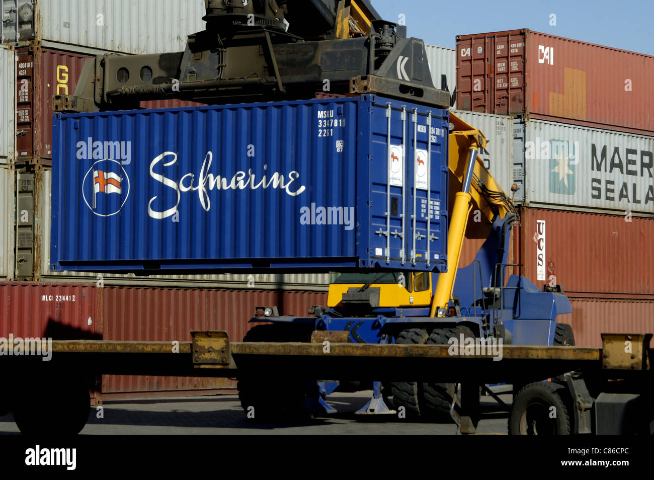Walvis bay port namibia container hi-res stock photography and images ...