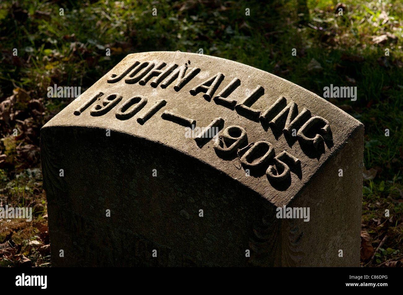 Child's gravestone Stock Photo Alamy