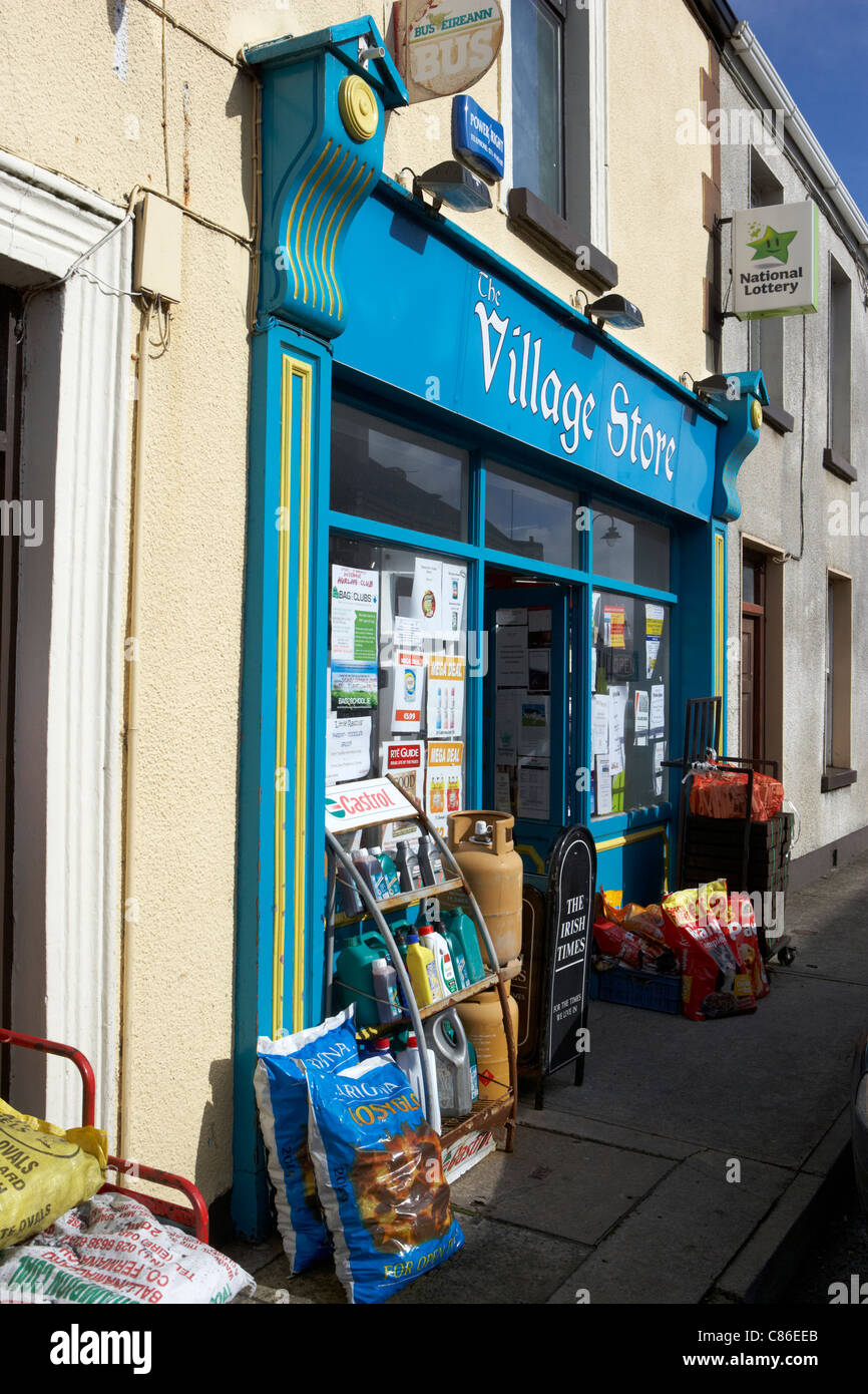 the village store small local shop in rural easkey county sligo republic of ireland Stock Photo
