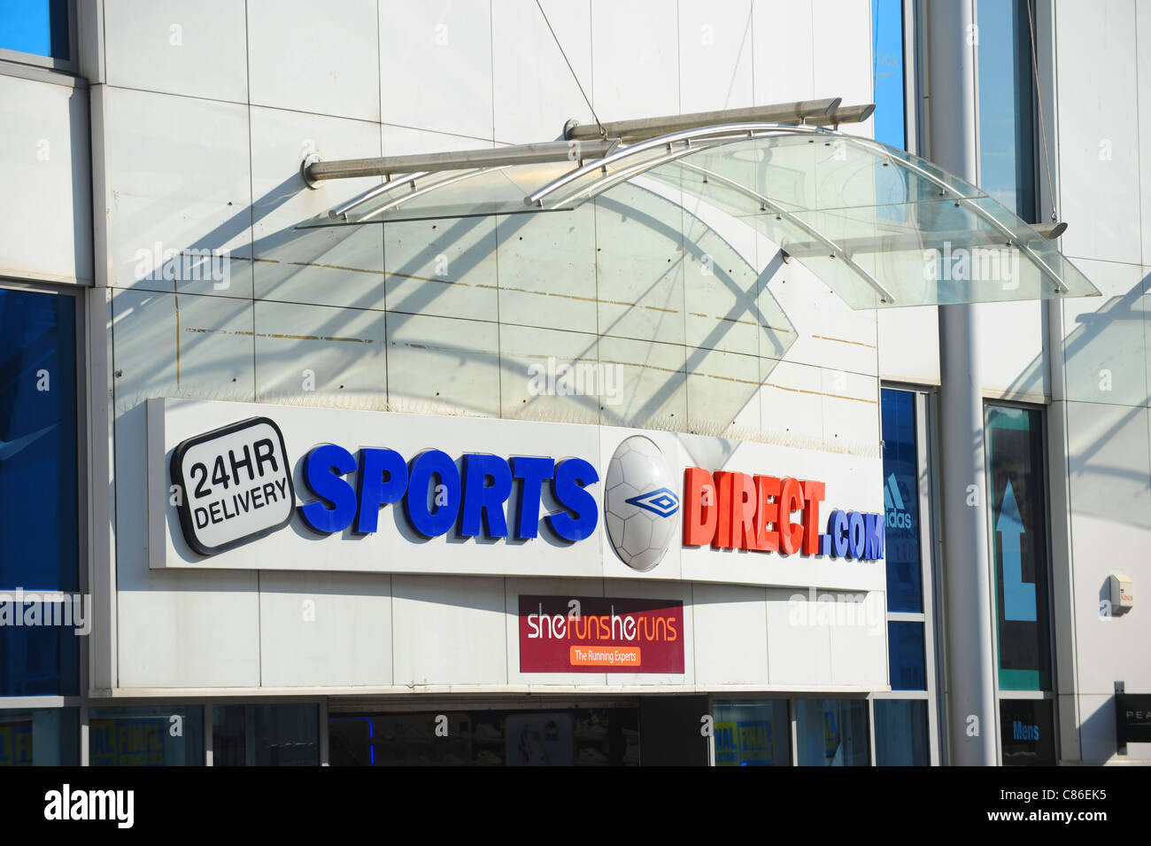 Sports Direct store in Brighton UK Retail shop 2011 Stock Photo