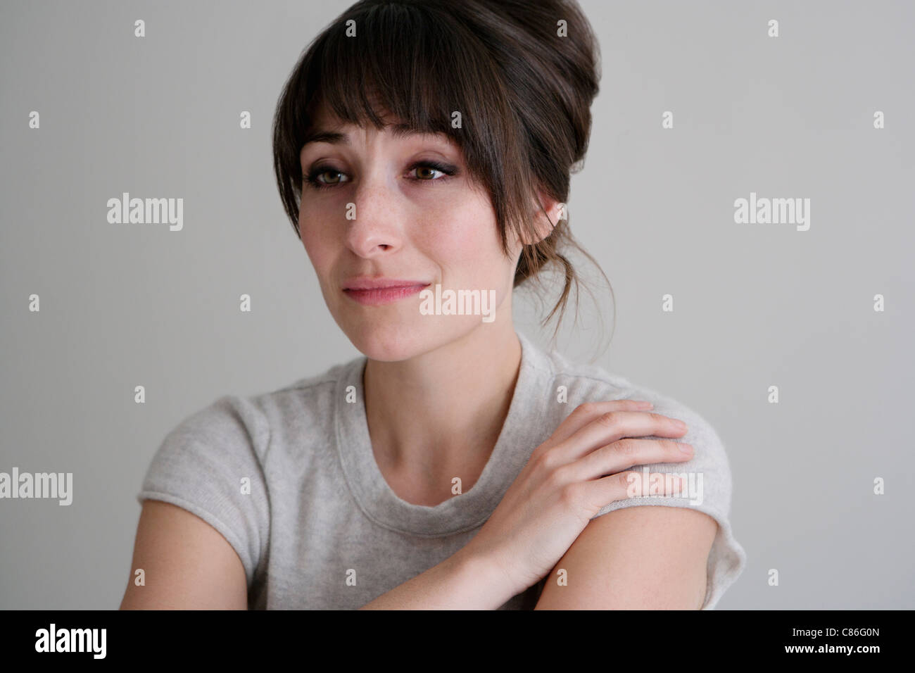 Close up sad people hi-res stock photography and images - Alamy