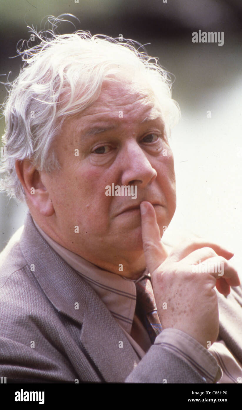 PETER USTINOV (1921-2004) English actor, writer and dramatist in 1985 Stock Photo
