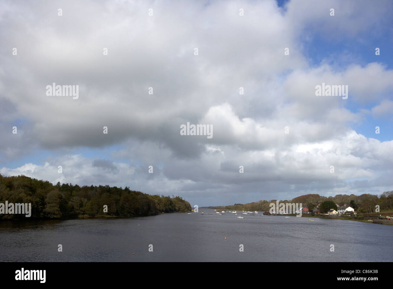 river moy estuary at the quays ballina county mayo republic of ireland