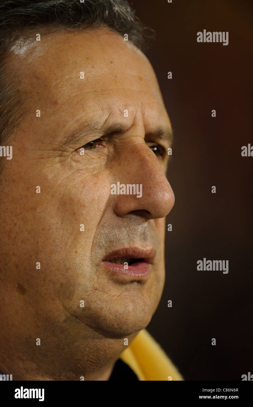 Georges Leekens the head coach / manager of Belgium Stock Photo
