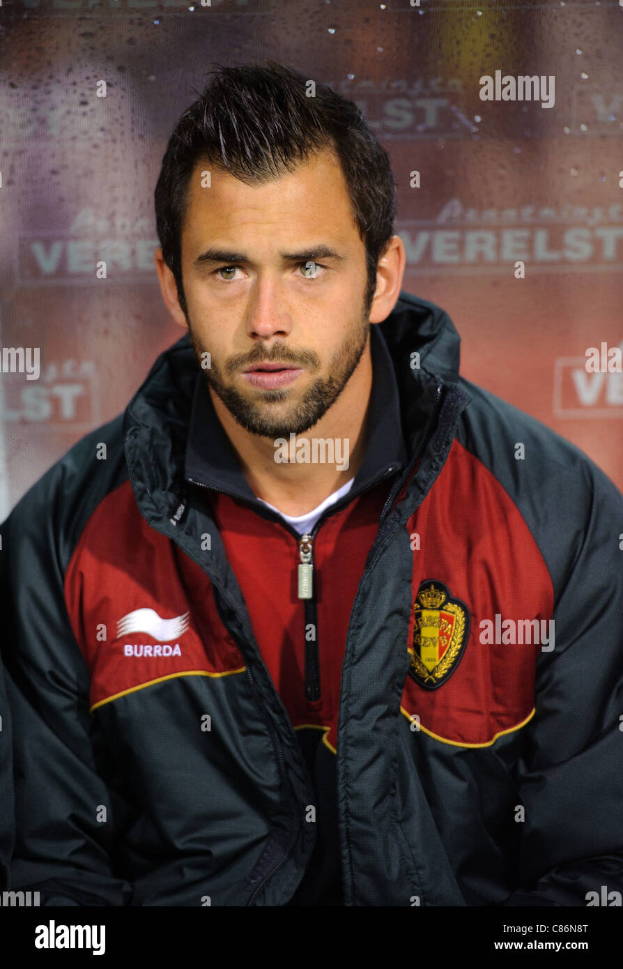 Steven Defour of Belgium Stock Photo