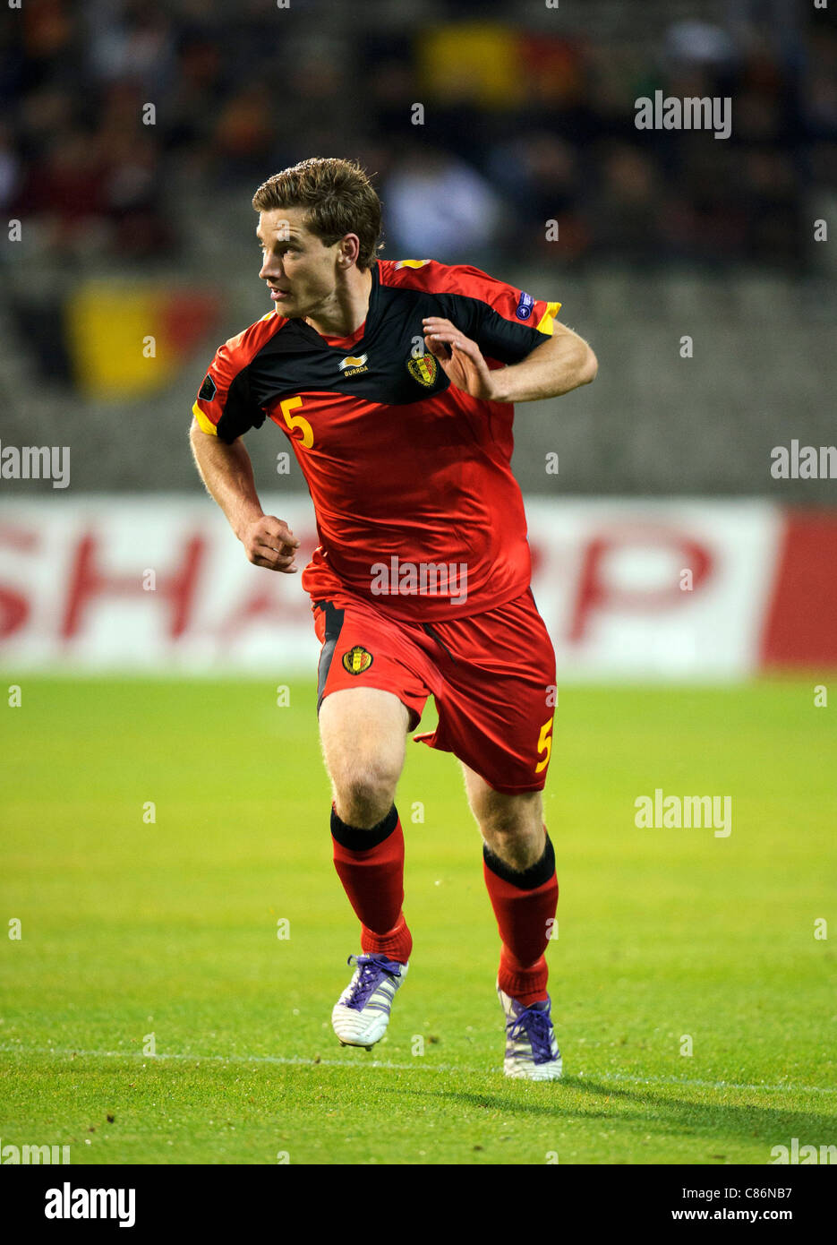 Jan Vertonghen of Belgium Stock Photo