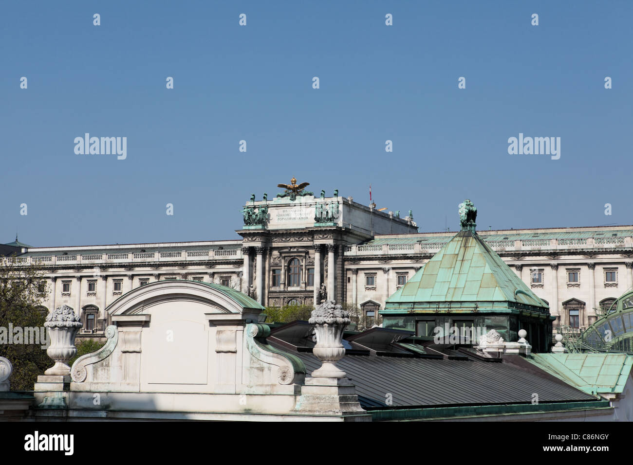 Monument of Vienna, Austria Stock Photo