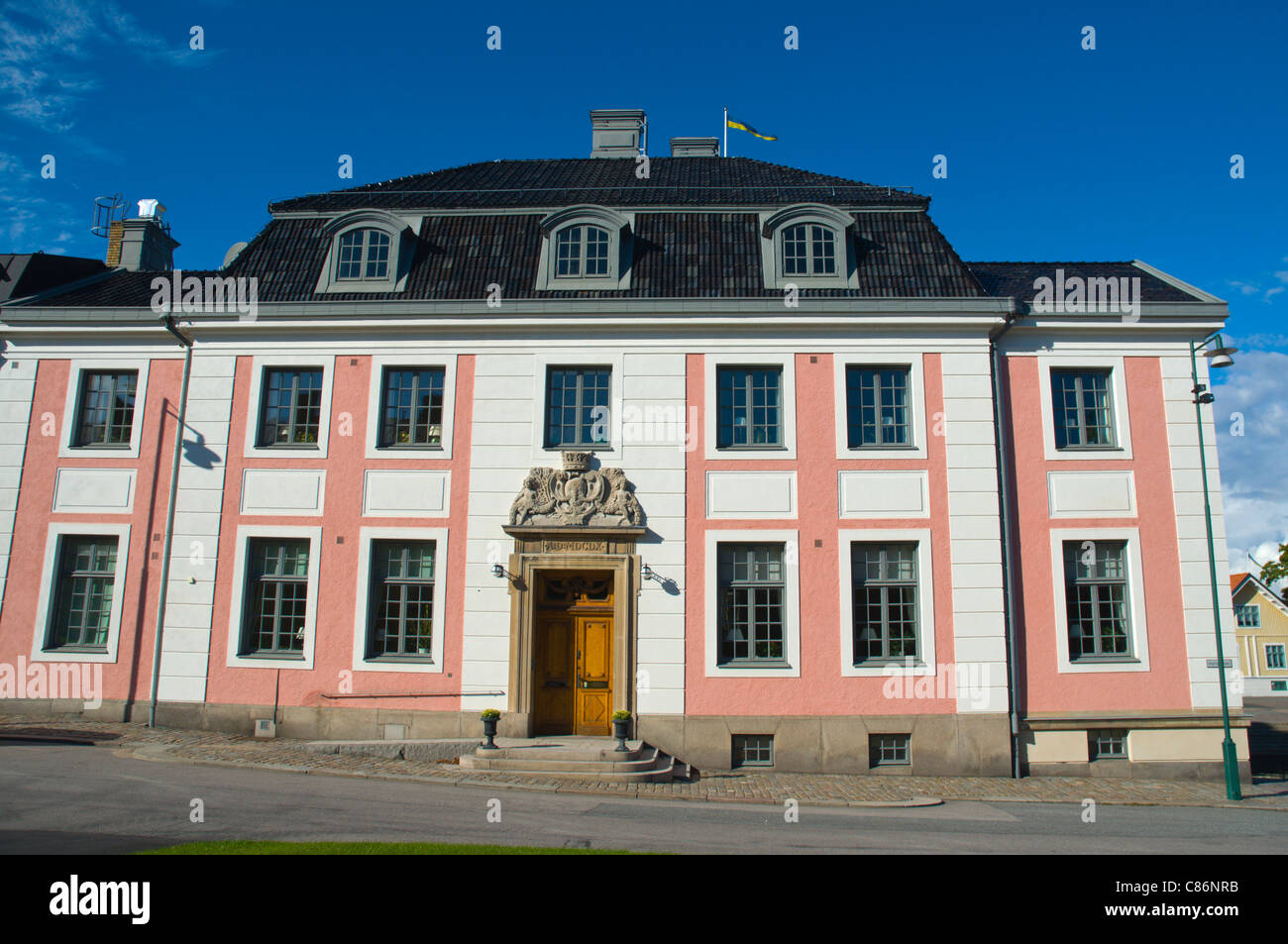 Blekinge county's Governor's Residence central Karlskrona in Blekinge county southern Sweden Europe Stock Photo
