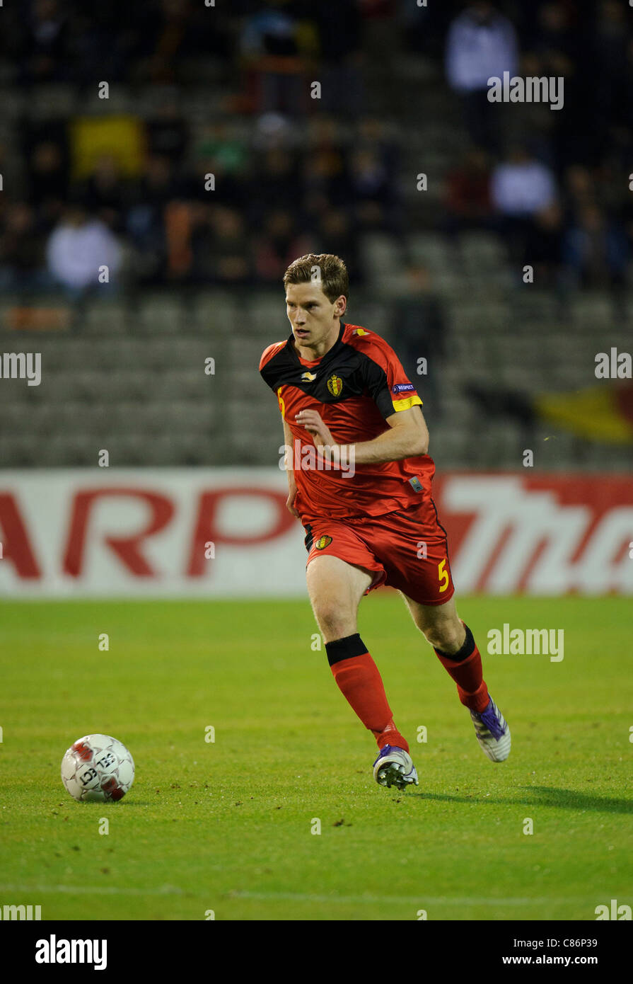 Jan Vertonghen of Belgium Stock Photo