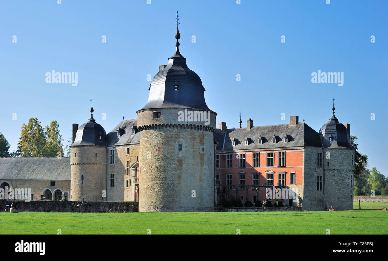 The castle of Lavaux-Sainte-Anne, Ardennes, Belgium Stock Photo
