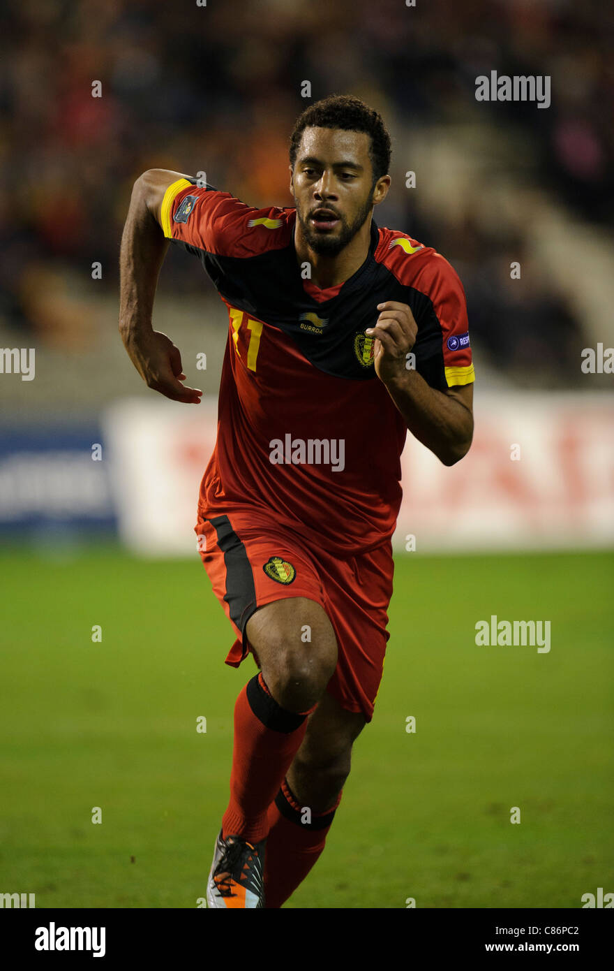 Moussa Dembele of Belgium Stock Photo