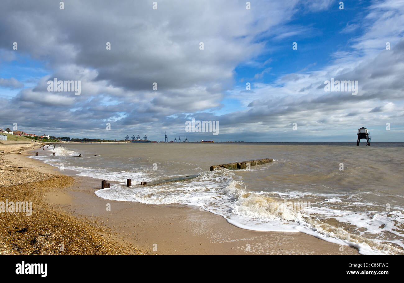 The beach at Dovercourt in Essex Stock Photo Alamy