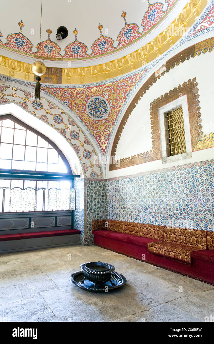 The Imperial Council Hall at Topkapi Palace Museum, Istanbul, Turkey Stock Photo