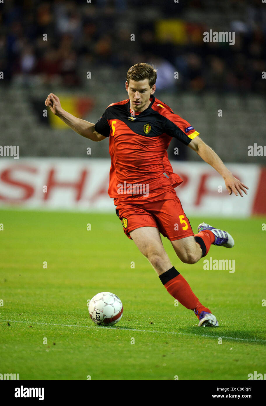 Jan Vertonghen of Belgium Stock Photo