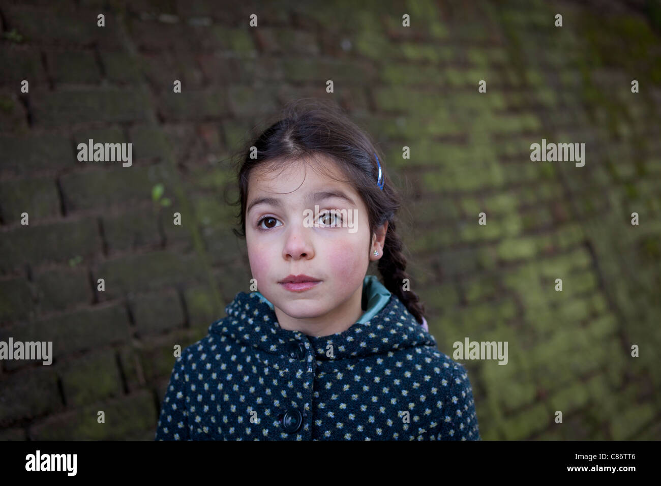 9 years old girl alone Stock Photo Alamy