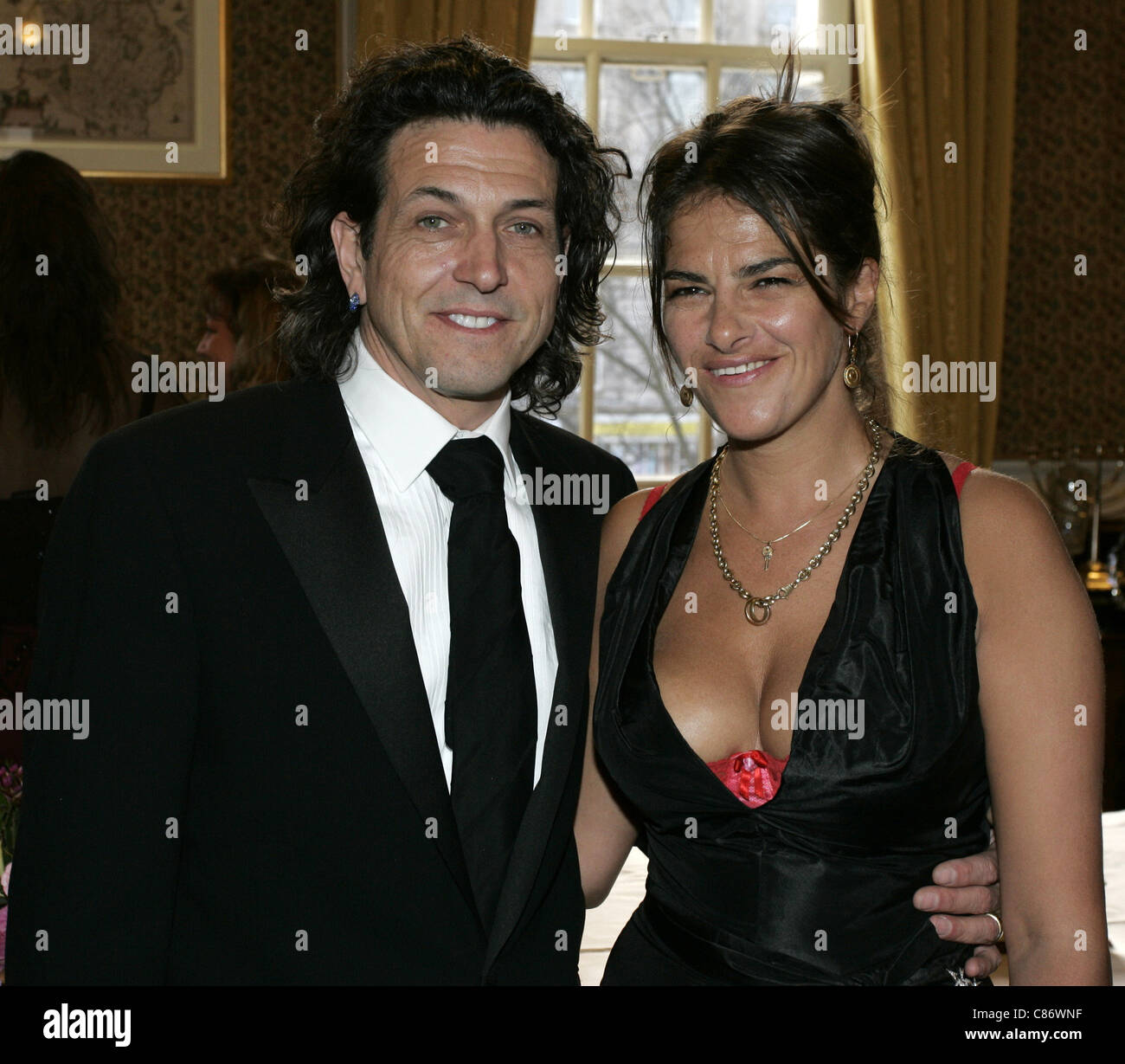stephen webster and tracey emin at the WAVE Trauma Centre Crystal Ball Reception and auction in Belfast City Hall, Northern Ireland. Stock Photo