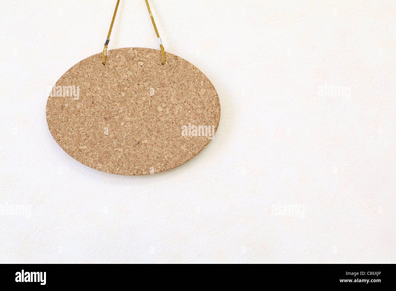 Blank cork board hang on the wall background Stock Photo Alamy