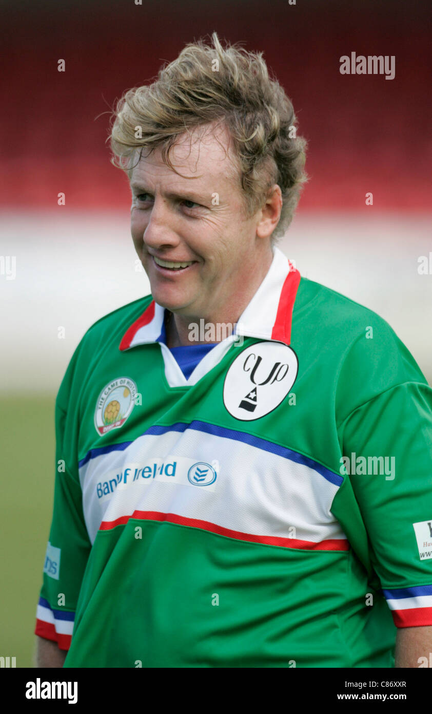 Frank McAvennie at the game of history charity football match at the Brandywell Stadium Derry Londonderry Northern Ireland 3rd September 2006 Stock Photo