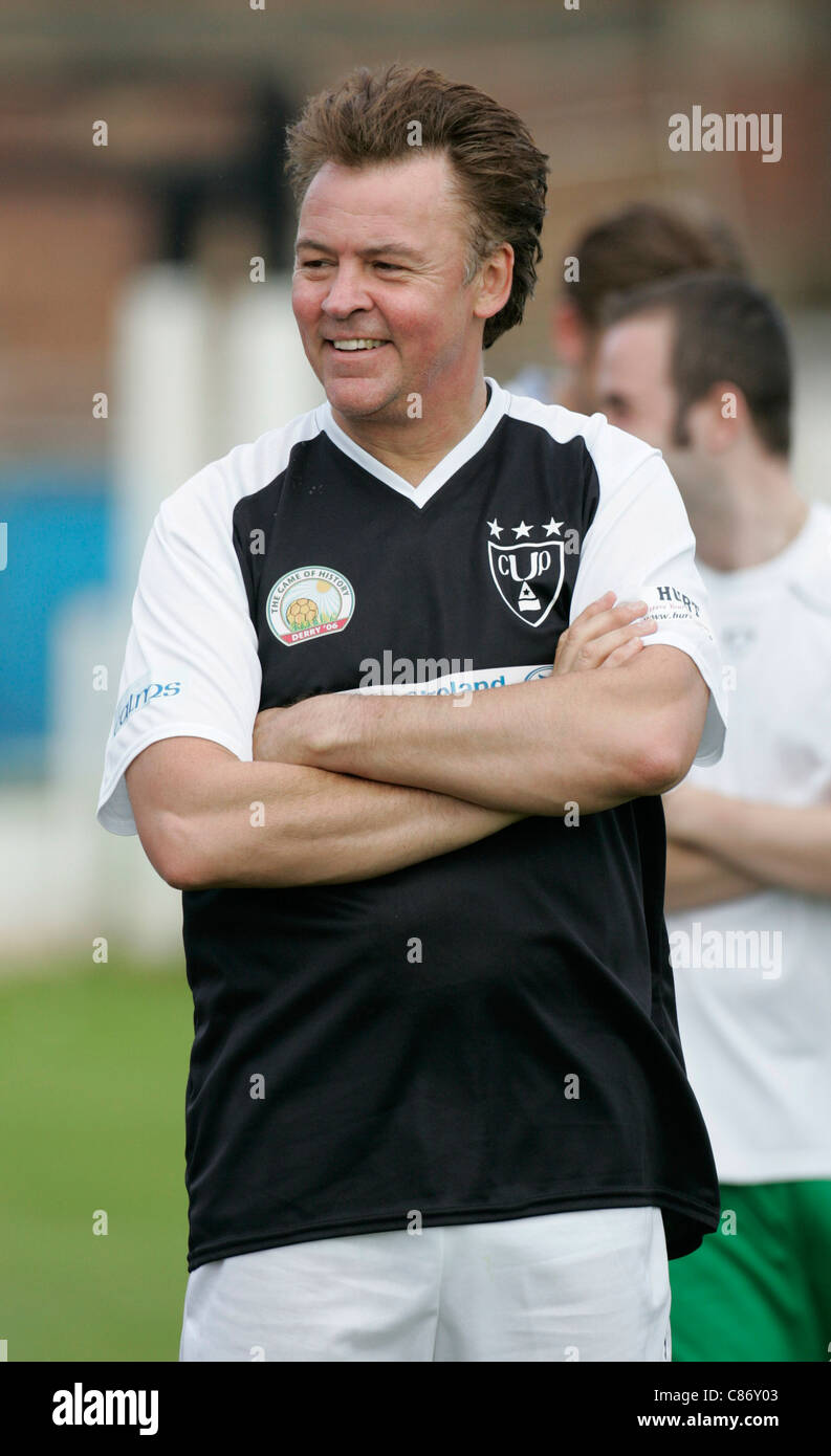Paul Young at the game of history charity football match at the