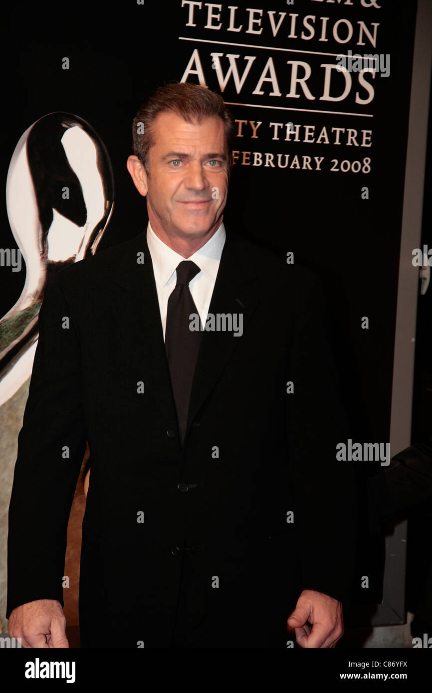Mel Gibson on the red carpet at the Irish Film and Television Awards DUBLIN, IRELAND - FEBRUARY 17: Stock Photo
