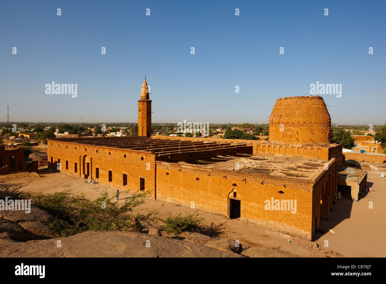 Khatmiyah Mosque, Northern Sudan, Africa Stock Photo