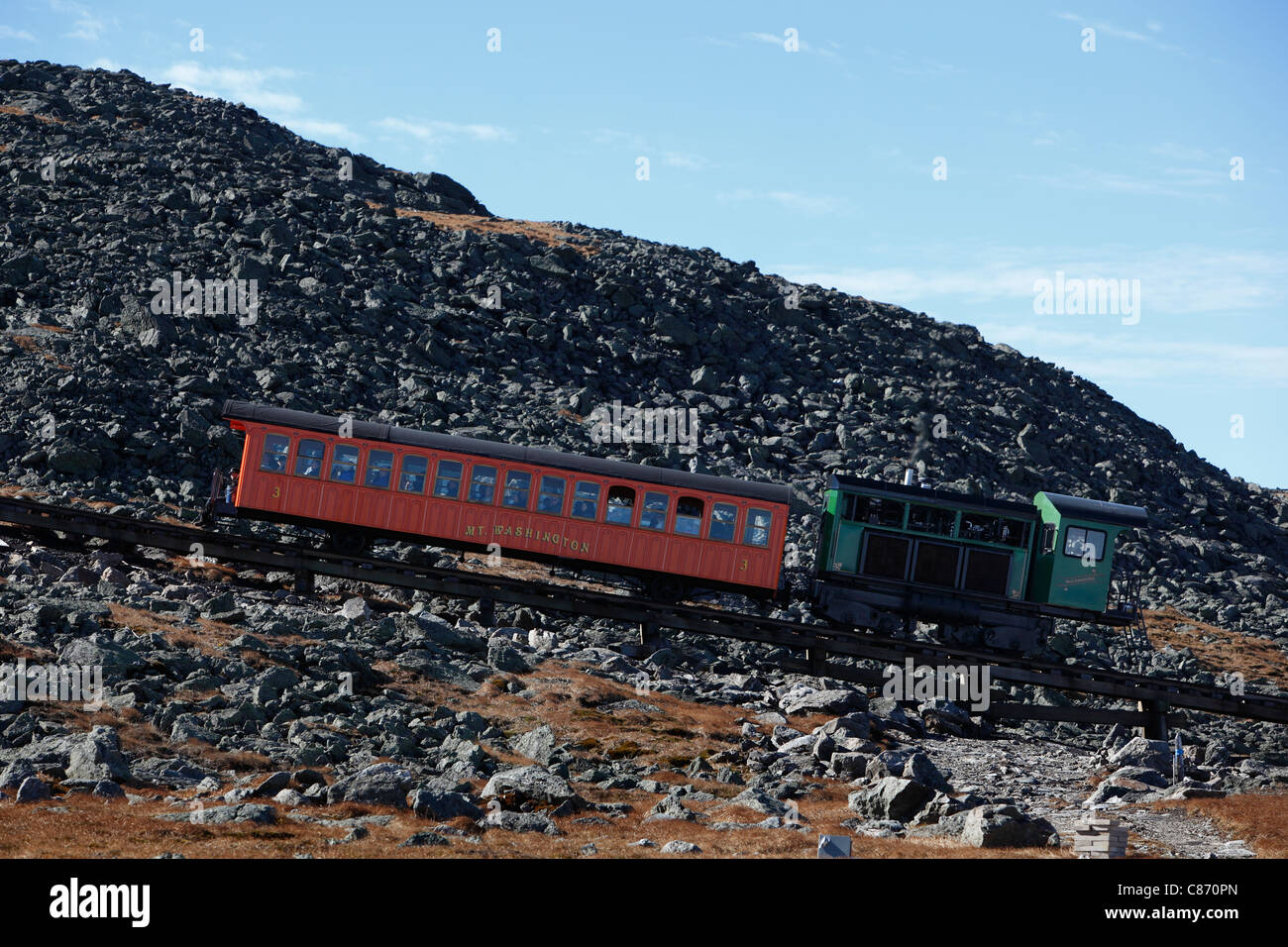 Mt washington cog railway, usa hi-res stock photography and images - Alamy