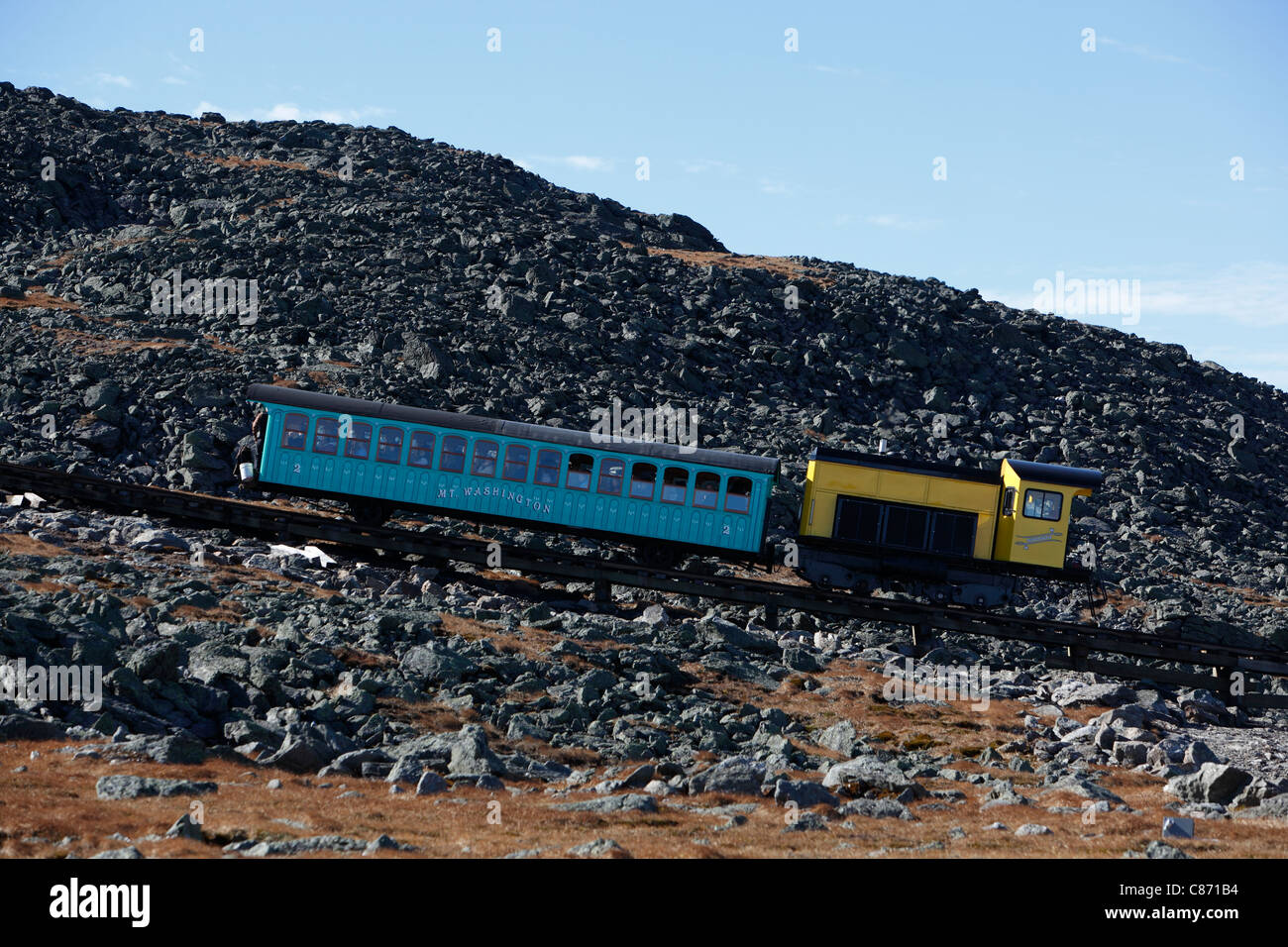 Mount washington cog railway hi-res stock photography and images - Alamy