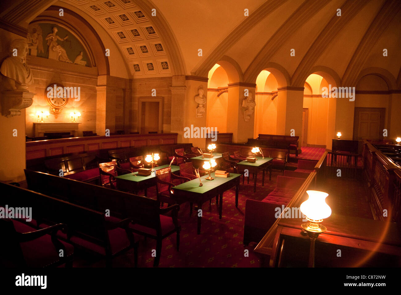The Old Supreme Court Chamber, the Capitol Building, Washington DC USA Stock Photo