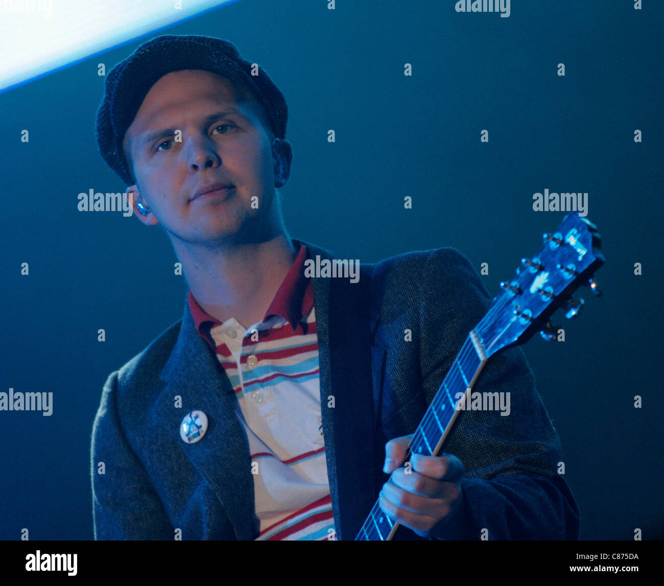 BELFAST, UNITED KINGDOM - AUGUST 21: Bjorn Agren of Razorlight Stock Photo