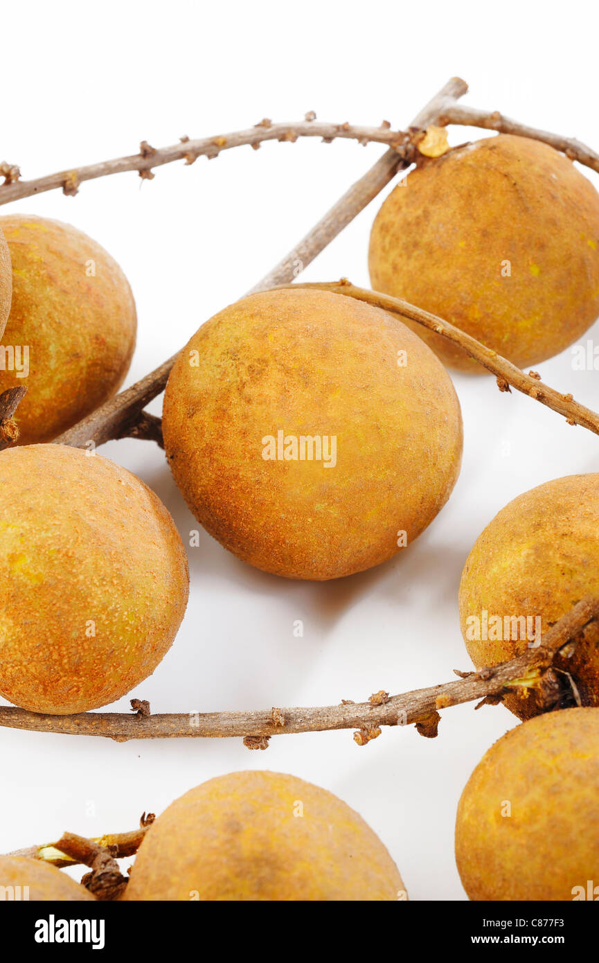 longan bunch Stock Photo