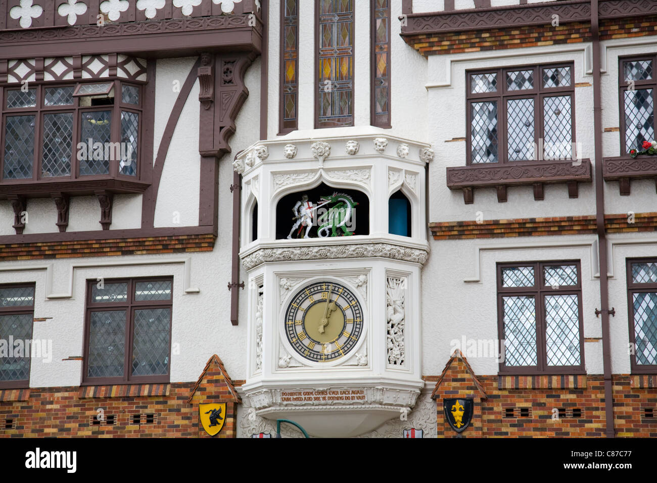 Tudor elizabethan architecture at the old london court,Perth, Western ...