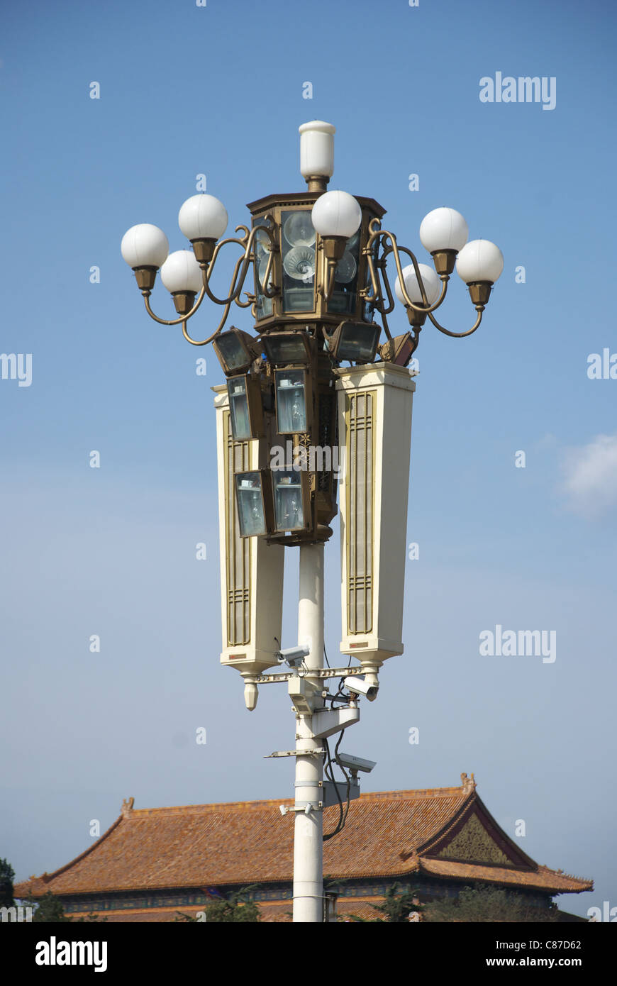 Beijing street lamp Stock Photo