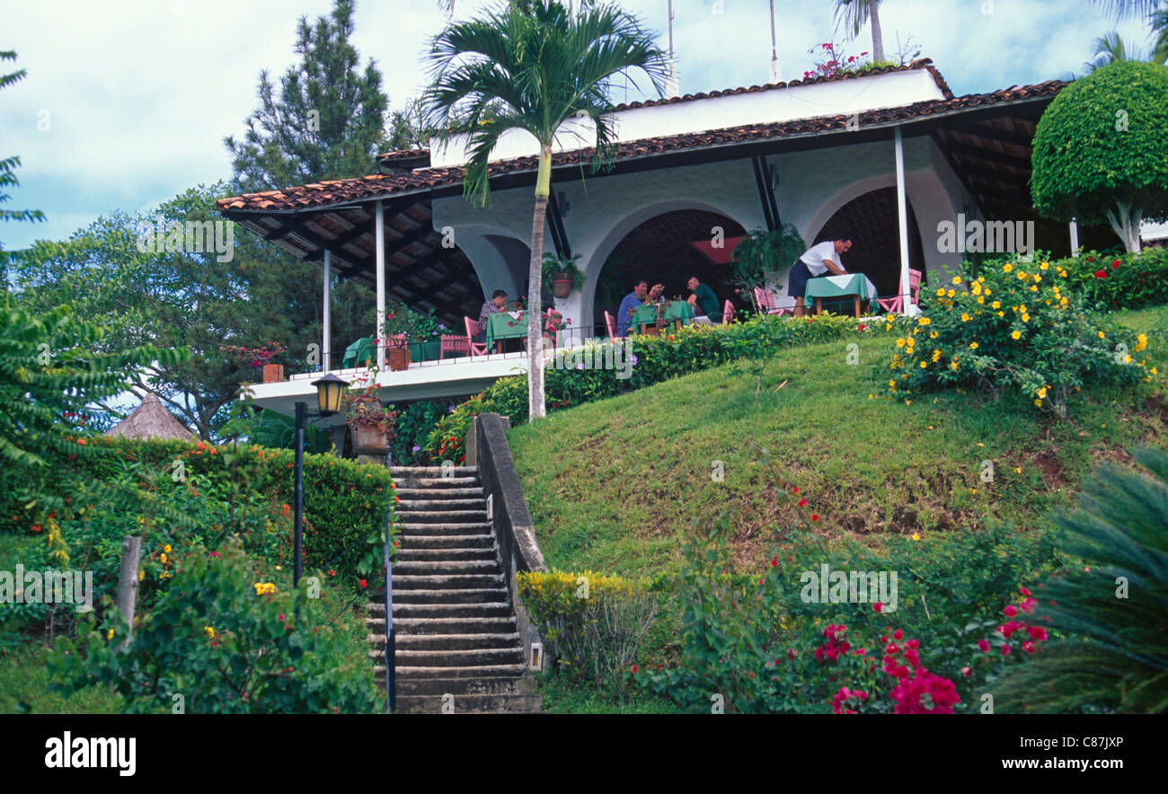 Restaurant in National park Manuel Antonio Stock Photo Alamy