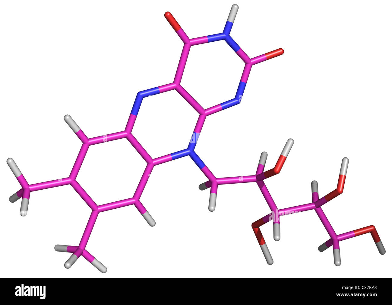 Vitamin b2 molecule Cut Out Stock Images & Pictures Alamy