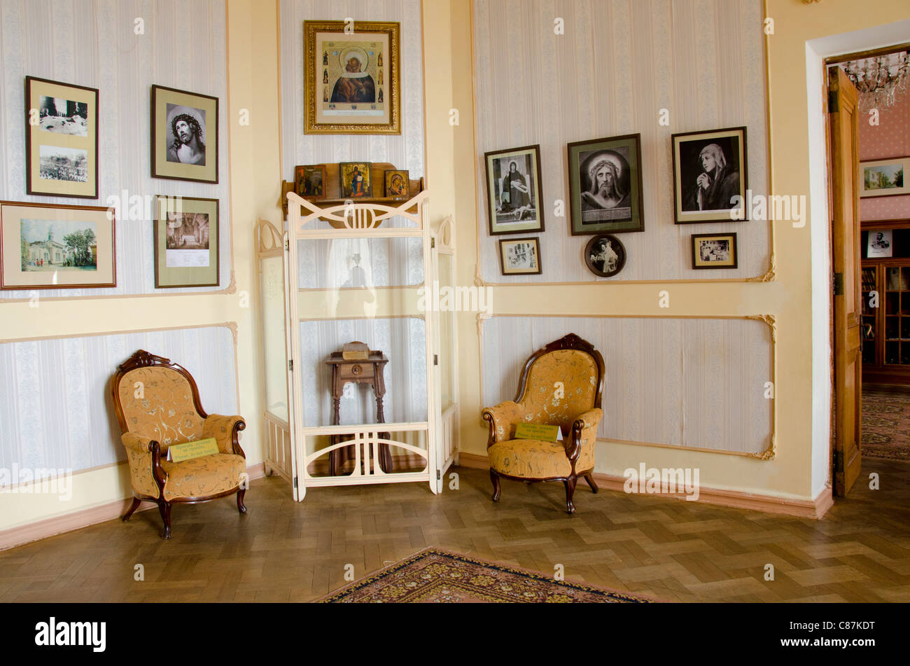 Ukraine, Yalta. Livadia Palace. Summer home of the last Russian Tsar, Nicholas II. Stock Photo