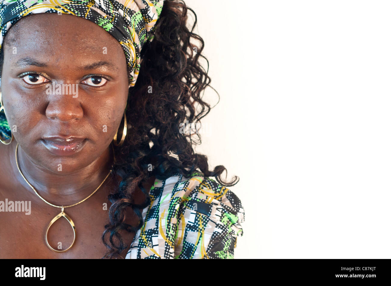 African woman portrait Stock Photo