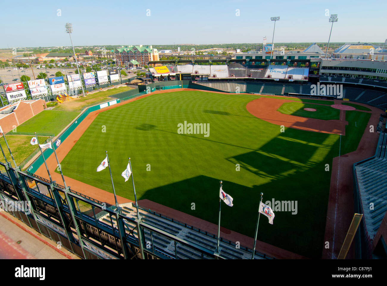 Overview Of Playing Field Of At T Bricktown Ballpark In Bricktown Entertainment District Of Oklahoma City Oklahoma Usa Stock Photo Alamy Overview Of Playing Field Of At T Bricktown Ballpark In Bricktown Entertainment District Of Oklahoma City Oklahoma Usa Stock Photo Alamy