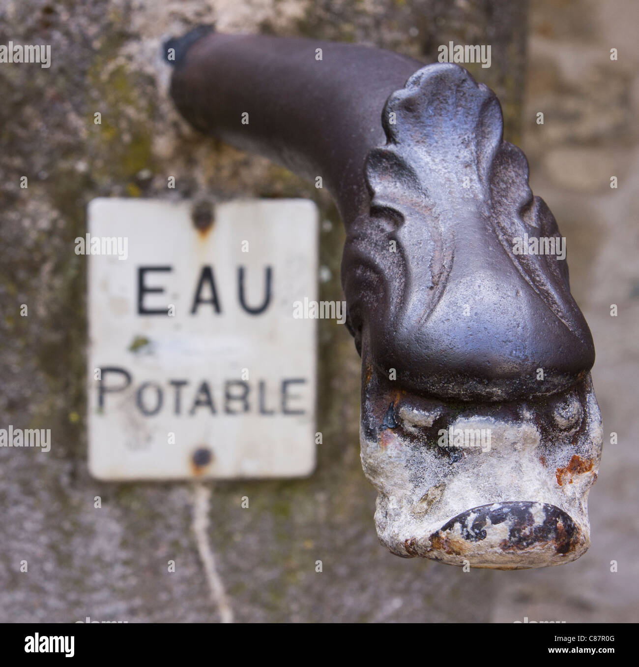 Drinking water fountain Stock Photo