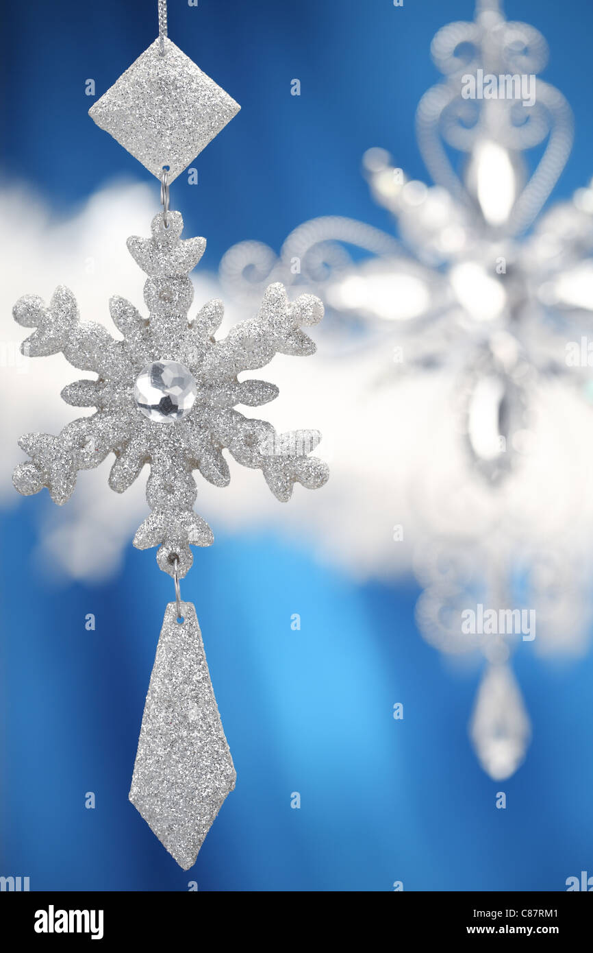 Hanging ornament for Christmas celebration,Selective focus . Stock Photo