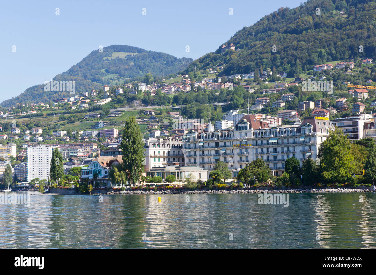 Montreux Palace Hotel Stock Photos & Montreux Palace Hotel Stock Images