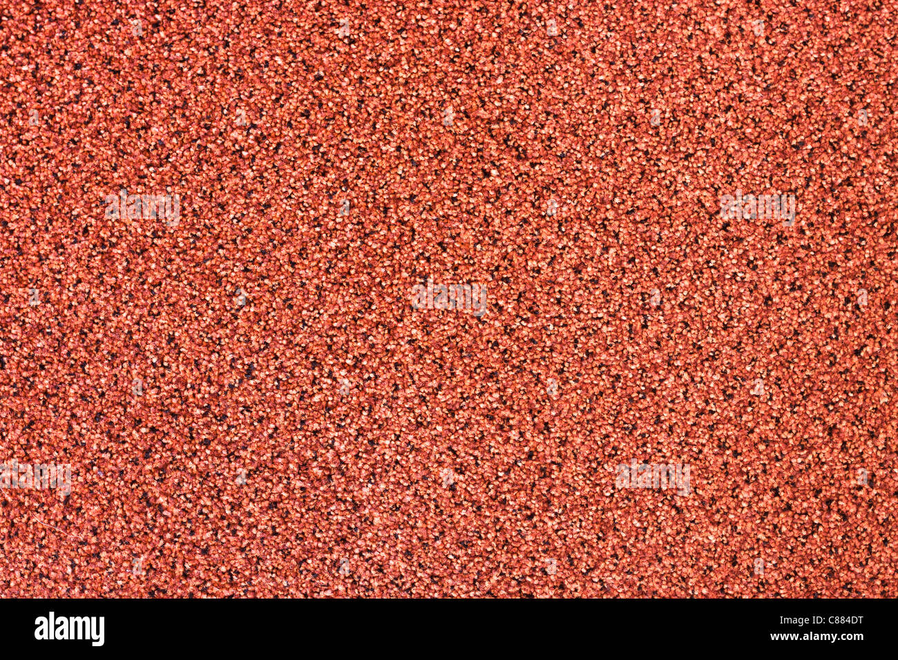 Detail of red carpet, detailed texture background. Stock Photo