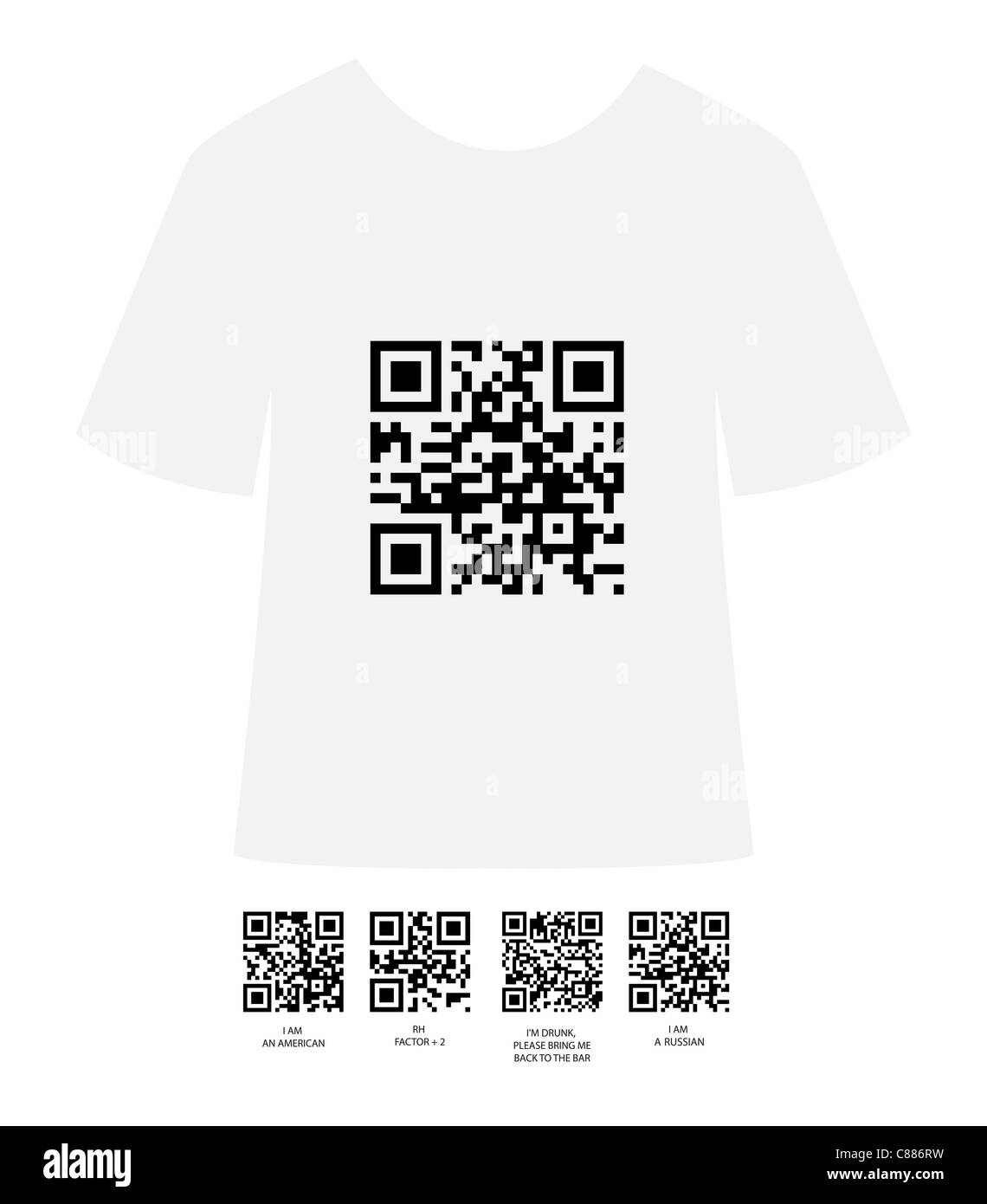 qr code t shirt design