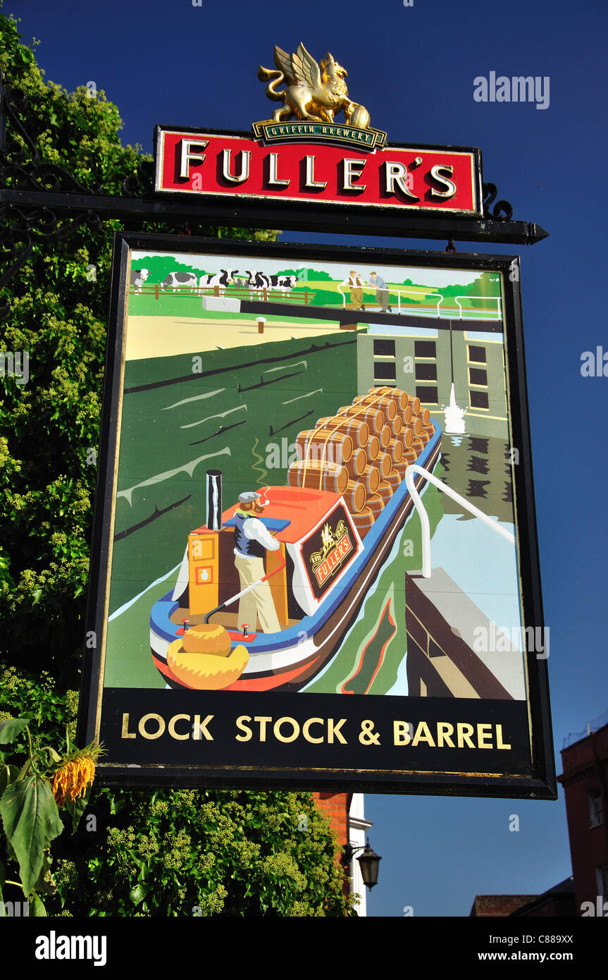Lock stock and barrel pub sign hires stock photography and images Alamy