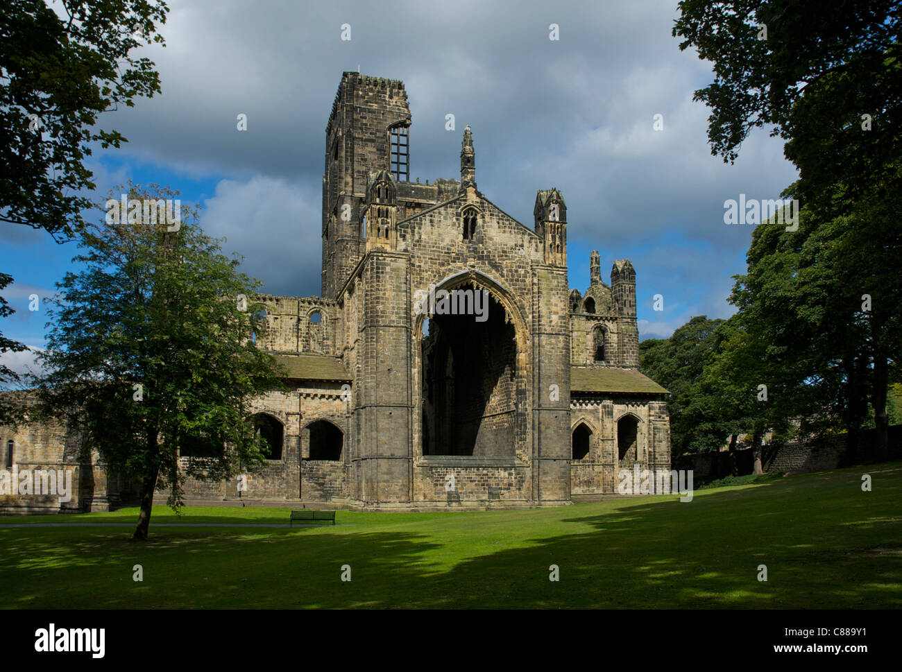 Kirkstall Abbey, Leeds, West Yorkshire, England UK Stock Photo