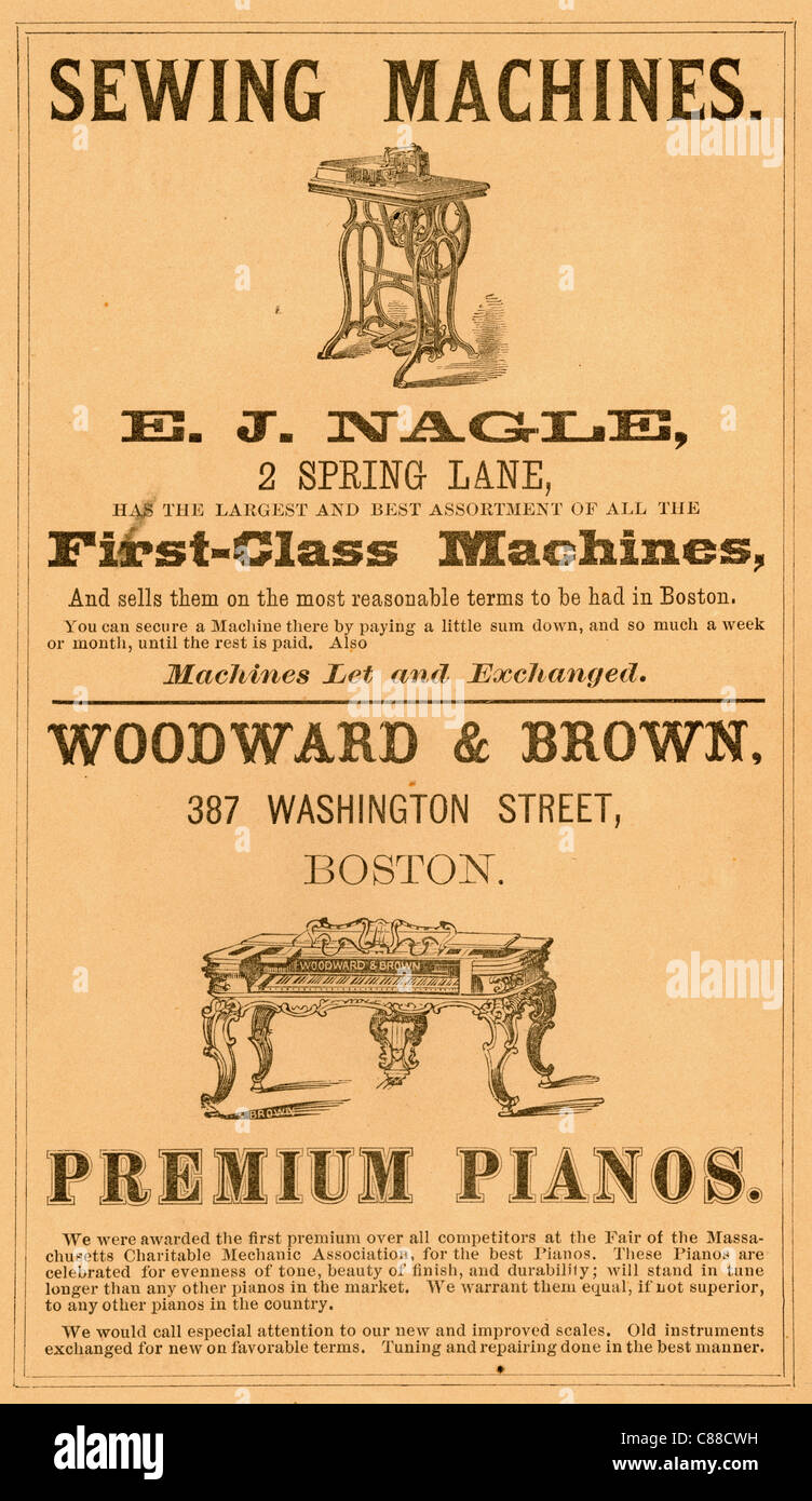 Advertising cover Massachusetts Charitable Mechanic Association c.1870 Advertising cover Massachusetts Charitable Mechanic Association c.1870
