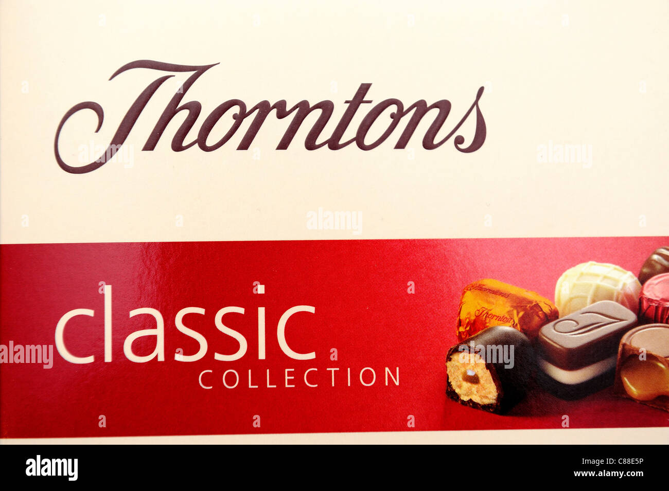 thorntons classic collection chocolates Stock Photo Alamy