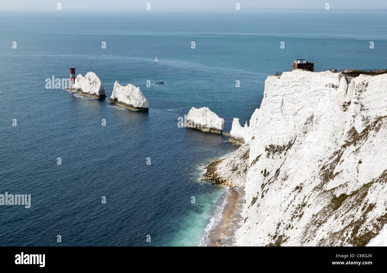 The Needles, The Isle of Wight Stock Photo Alamy