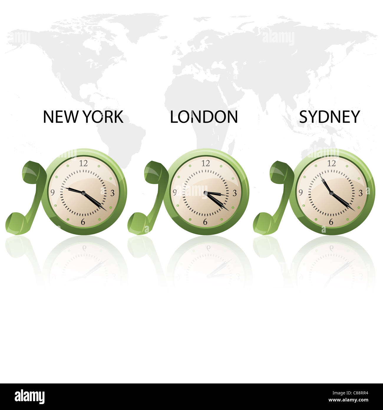 Editable world clocks hires stock photography and images Alamy