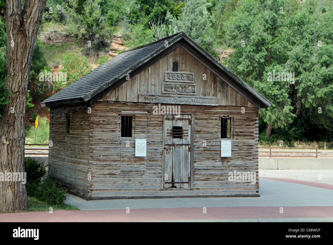 The Old Jail, Hot Springs, South Dakota, USA Stock Photo Alamy